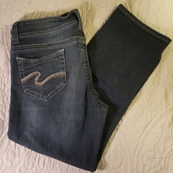 STS Blue Capris/Cropped Jeans/Waist 33" - Picture 2 of 6